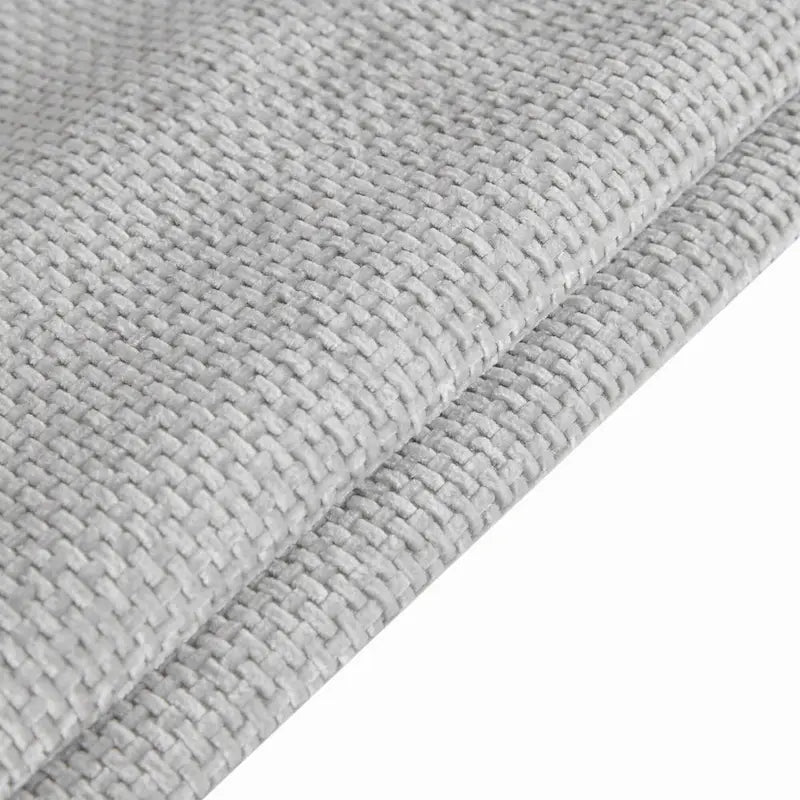 Canapé d'angle en tissu chenille avec méridienne réversible